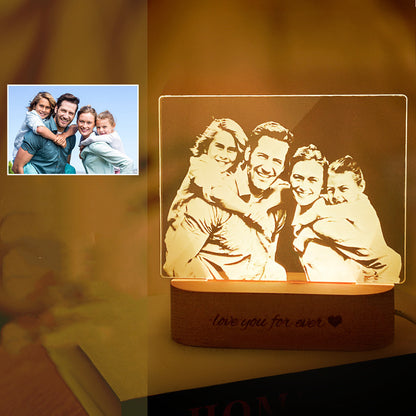 Custom Photo 3D Night Light