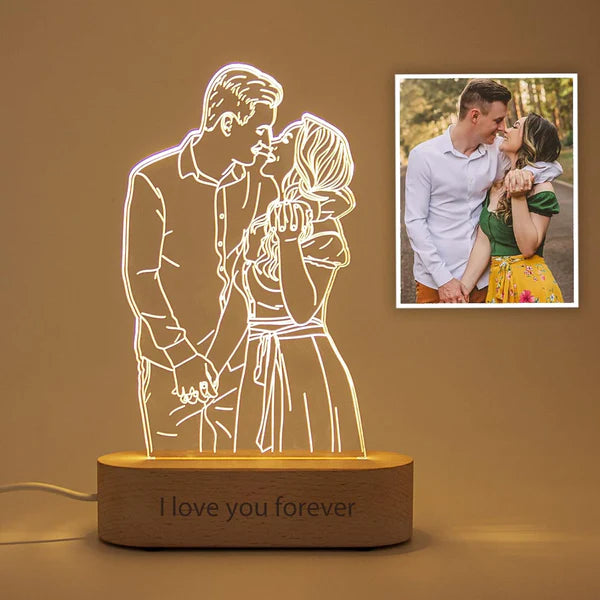 Custom Photo 3D Night Light