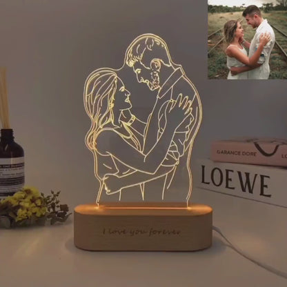 Custom Photo 3D Night Light